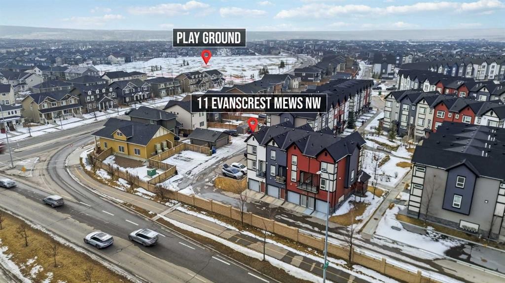 402-11 Evanscrest Mews Nw, Calgary, AB - Outdoor With View