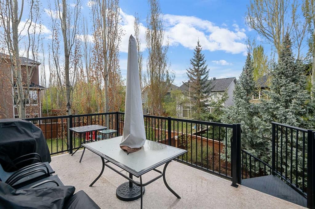 124 Evergreen Circle Sw, Calgary, AB - Outdoor With Deck Patio Veranda With Exterior