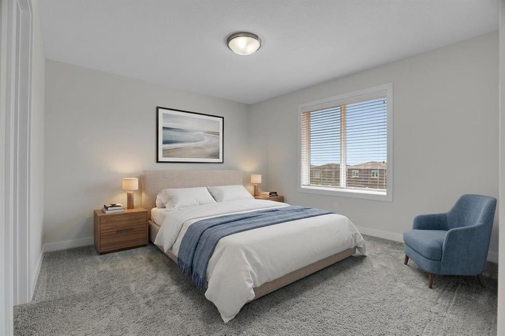 59 D'Arcy Boulevard, Okotoks, AB - Indoor Photo Showing Bedroom