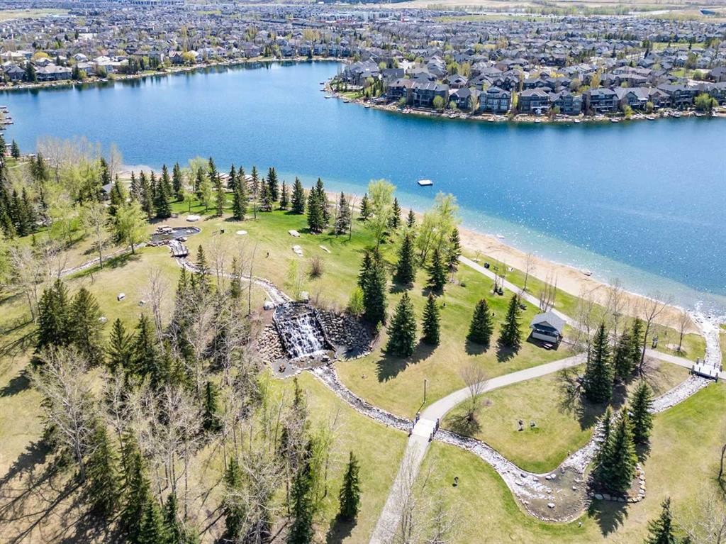 222 Chapala Point Se, Calgary, AB - Outdoor With Body Of Water With View