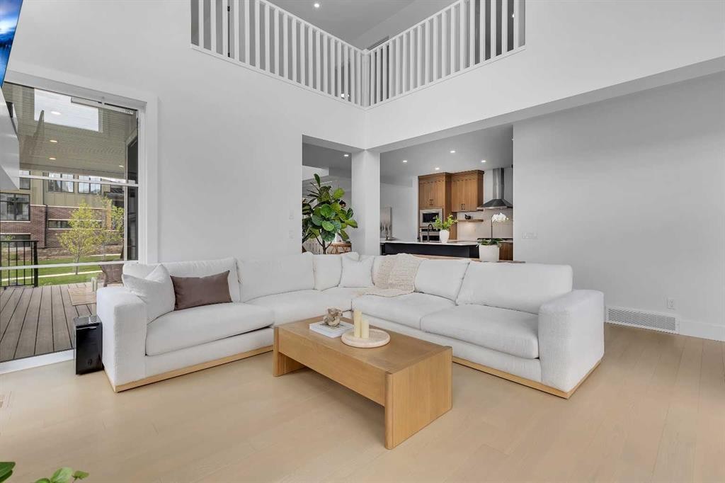 24 Alpine Common Sw, Calgary, AB - Indoor Photo Showing Living Room