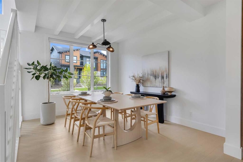 24 Alpine Common Sw, Calgary, AB - Indoor Photo Showing Dining Room