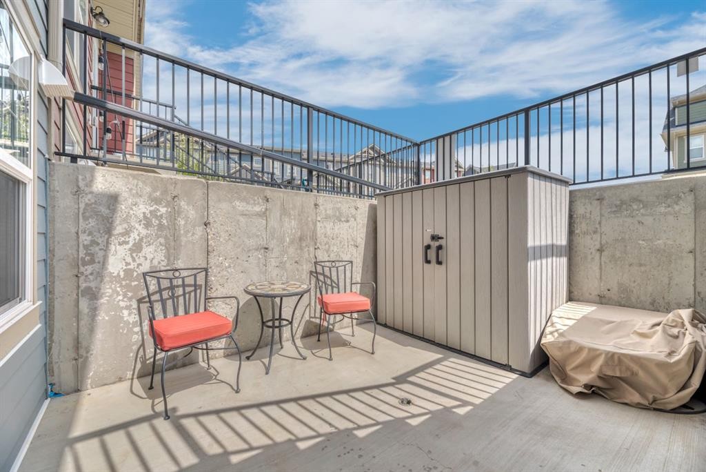314 Cranbrook Square Se, Calgary, AB - Outdoor With Deck Patio Veranda With Exterior