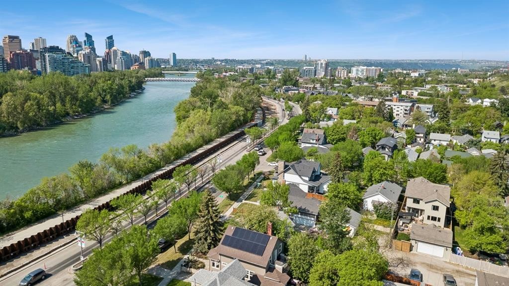 512 Memorial Drive Nw, Calgary, AB - Outdoor With Body Of Water With View