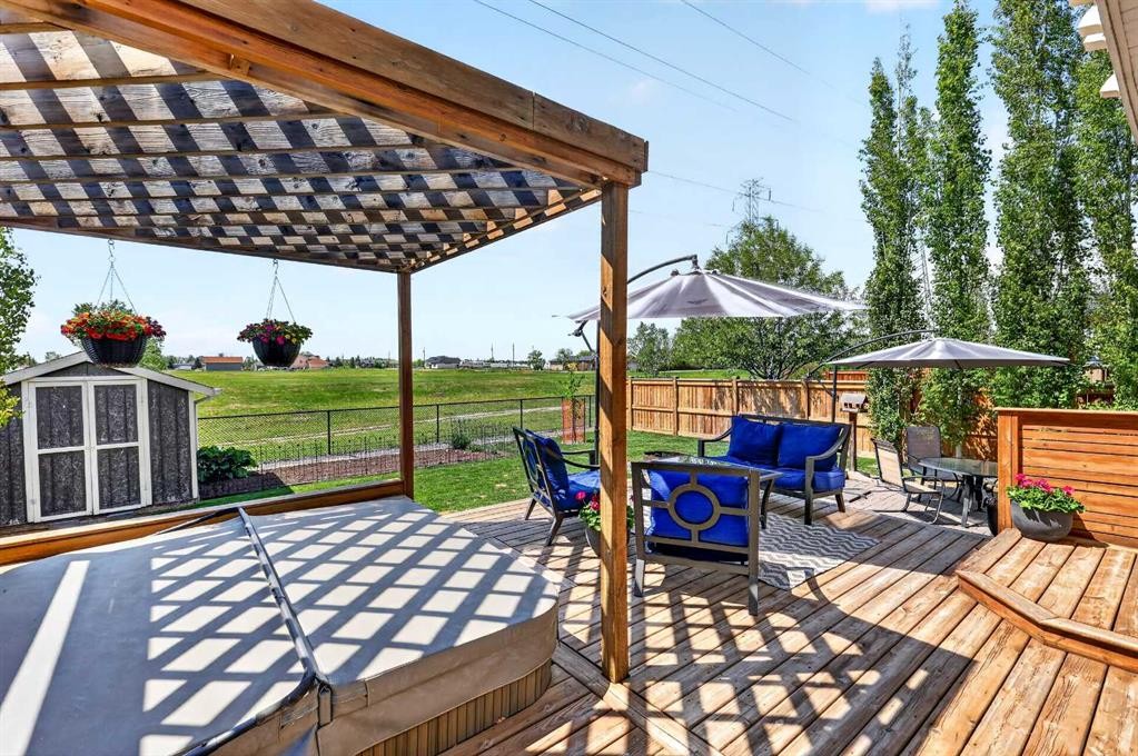 236 Aspenmere Circle, Chestermere, AB - Outdoor With Deck Patio Veranda