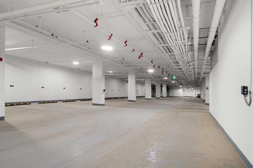 309-8375 Broadcast Avenue Sw, Calgary, AB - Indoor Photo Showing Garage