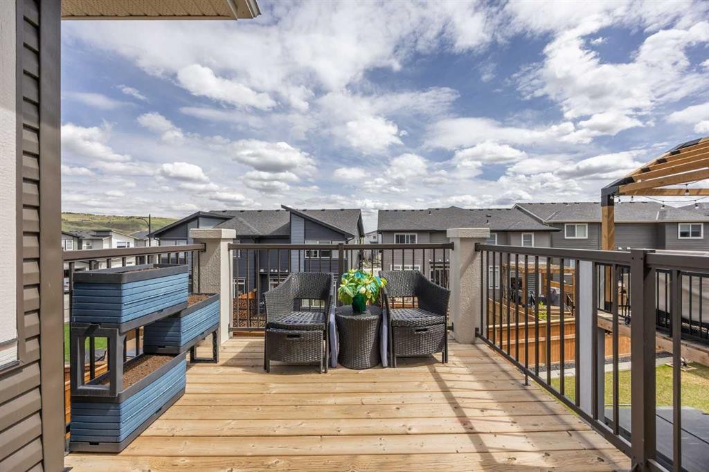 224 Precedence Hill, Cochrane, AB - Outdoor With Deck Patio Veranda With Exterior