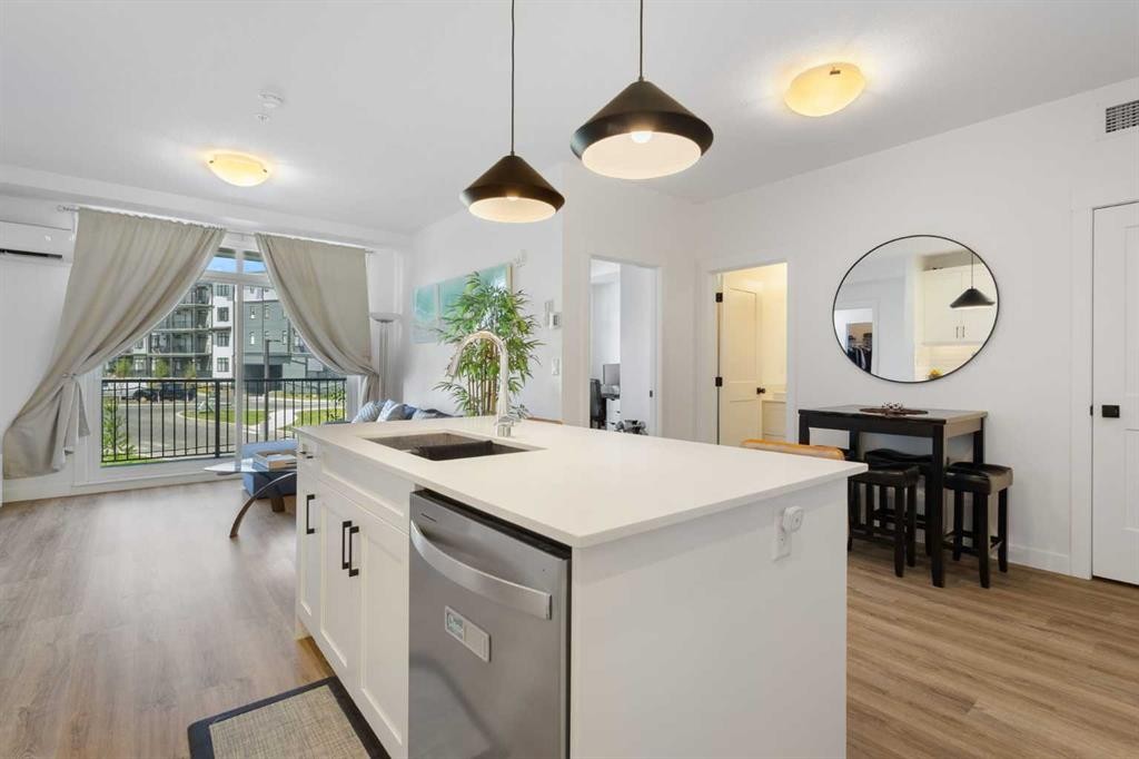 205-10 Sage Hill Walk Nw, Calgary, AB - Indoor Photo Showing Kitchen