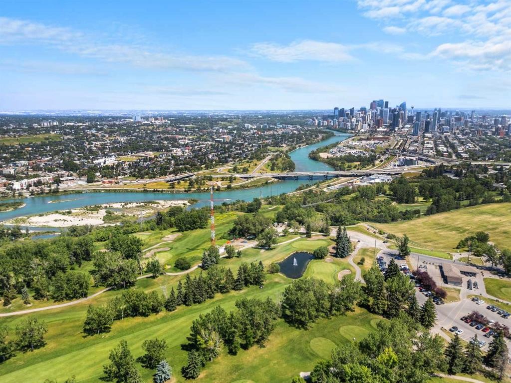 1808-55 Spruce Place Sw, Calgary, AB - Outdoor With Body Of Water With View