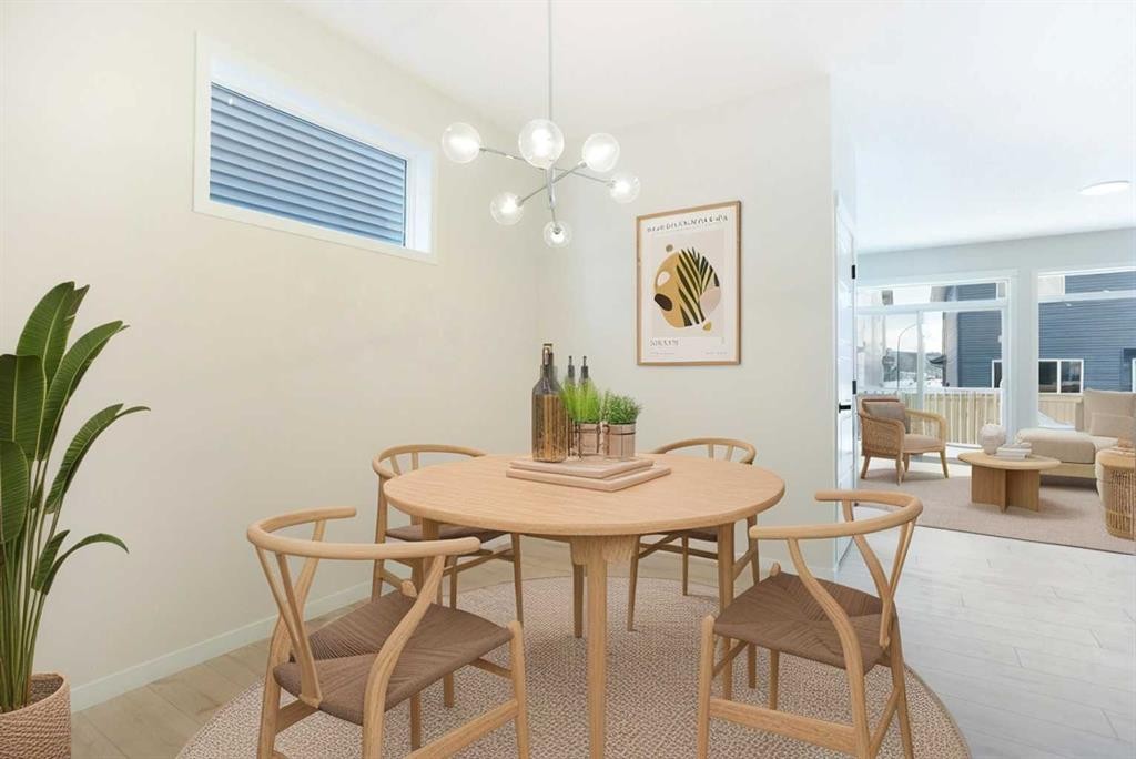 53 Creekside Passage Sw, Calgary, AB - Indoor Photo Showing Dining Room