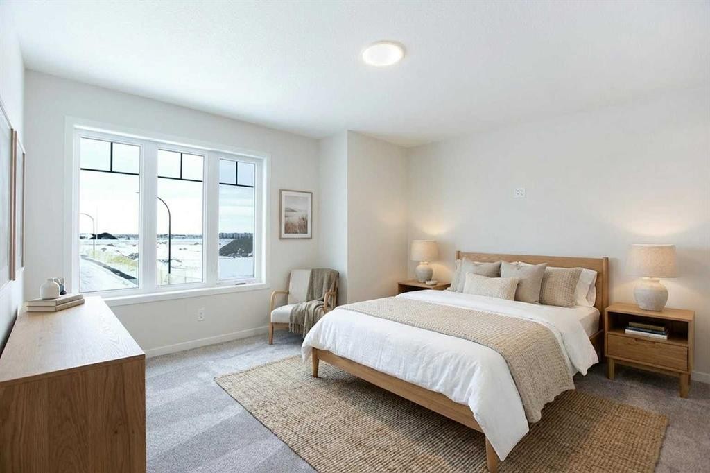 53 Creekside Passage Sw, Calgary, AB - Indoor Photo Showing Bedroom