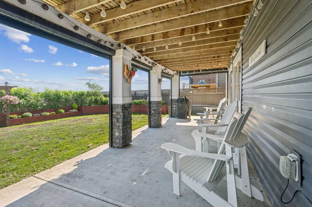 280 Rainbow Falls Way, Chestermere, AB - Outdoor With Deck Patio Veranda