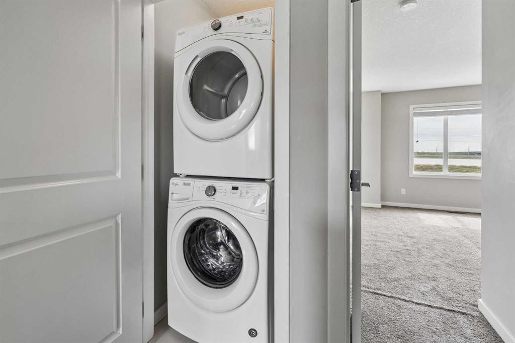 120 Copperstone Villas Se, Calgary, AB - Indoor Photo Showing Laundry Room