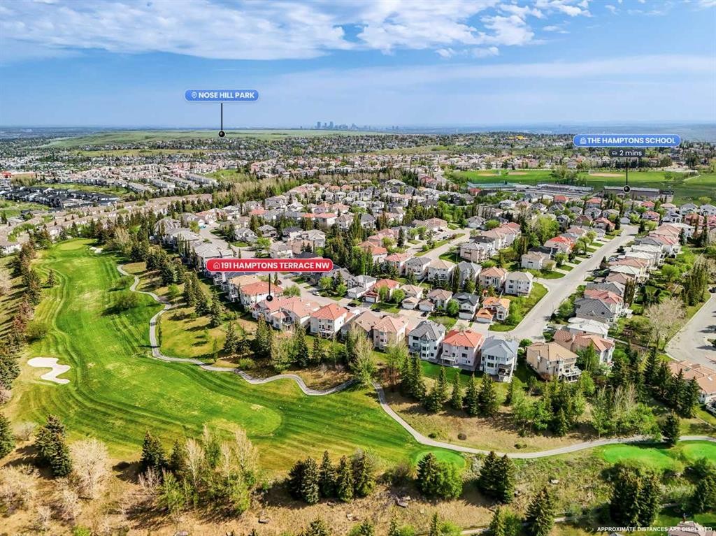 191 Hamptons Terrace Nw, Calgary, AB - Outdoor With View