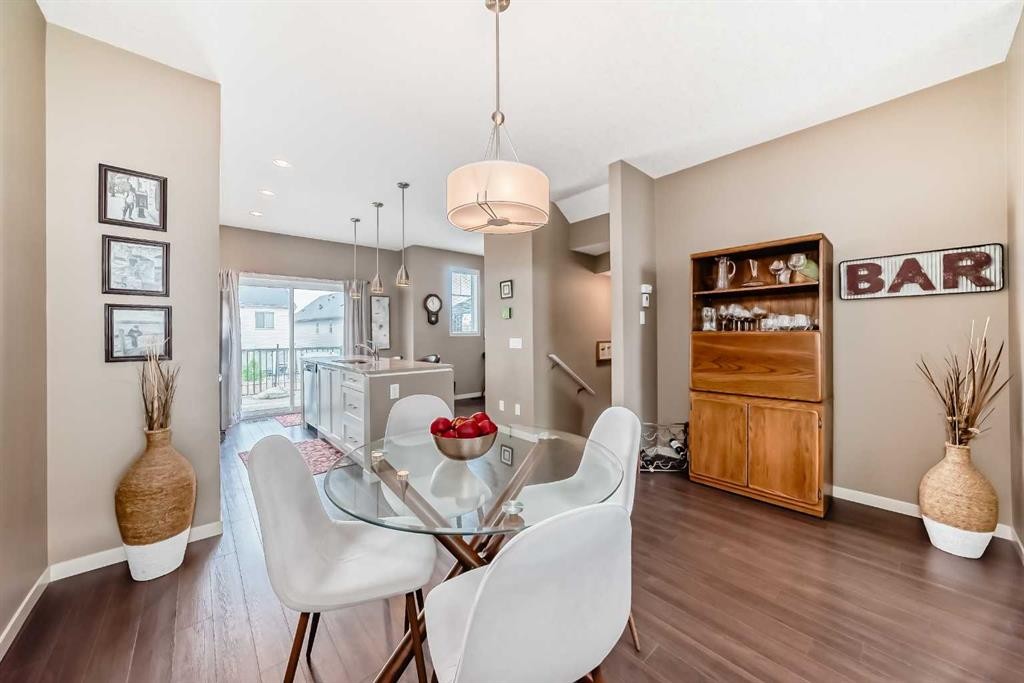 205 Copperpond Row Se, Calgary, AB - Indoor Photo Showing Dining Room
