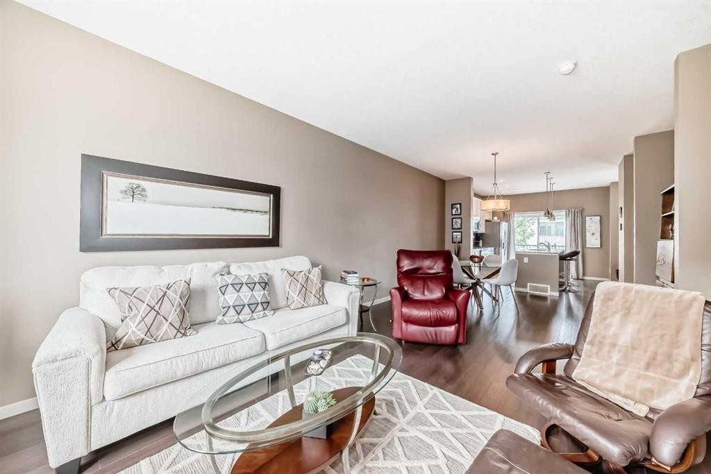 205 Copperpond Row Se, Calgary, AB - Indoor Photo Showing Living Room