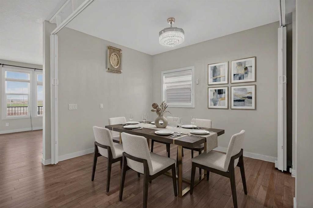152 Redstone Villas Ne, Calgary, AB - Indoor Photo Showing Dining Room