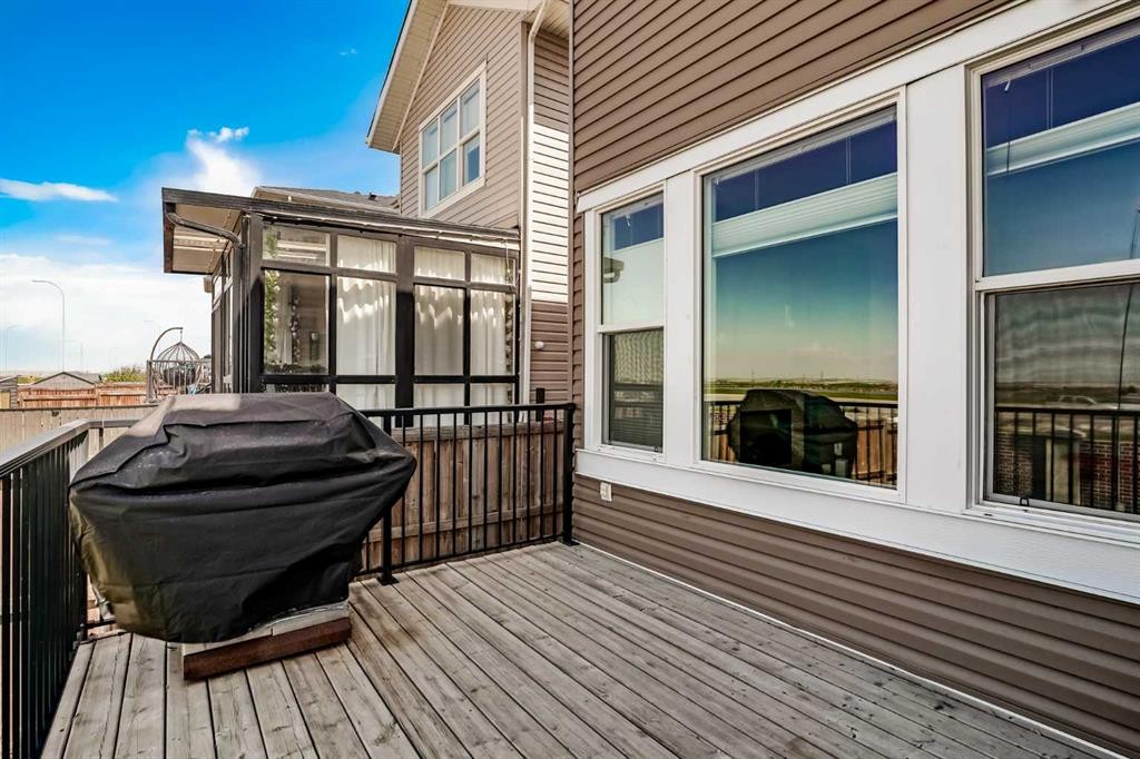 152 Redstone Villas Ne, Calgary, AB - Outdoor With Deck Patio Veranda