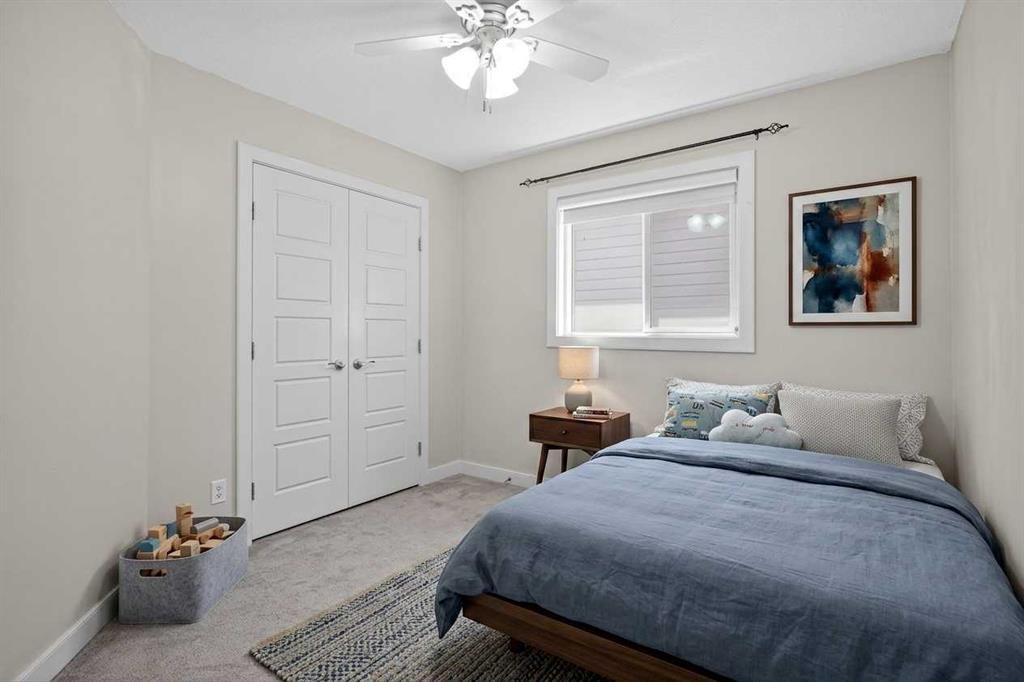 152 Redstone Villas Ne, Calgary, AB - Indoor Photo Showing Bedroom