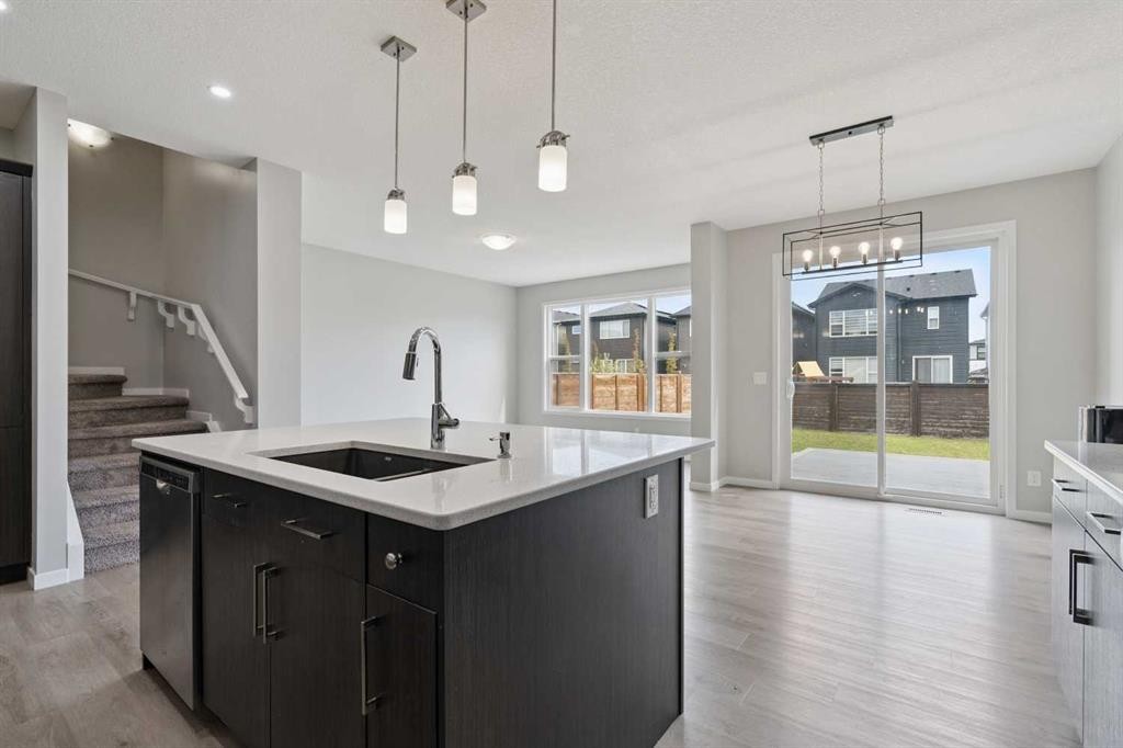 98 Seton Road Se, Calgary, AB - Indoor Photo Showing Kitchen With Upgraded Kitchen