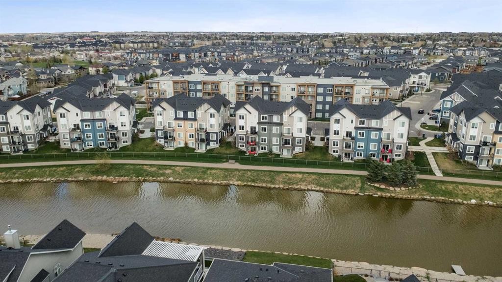 284 Canals Crossing Sw, Airdrie, AB - Outdoor With Body Of Water With View