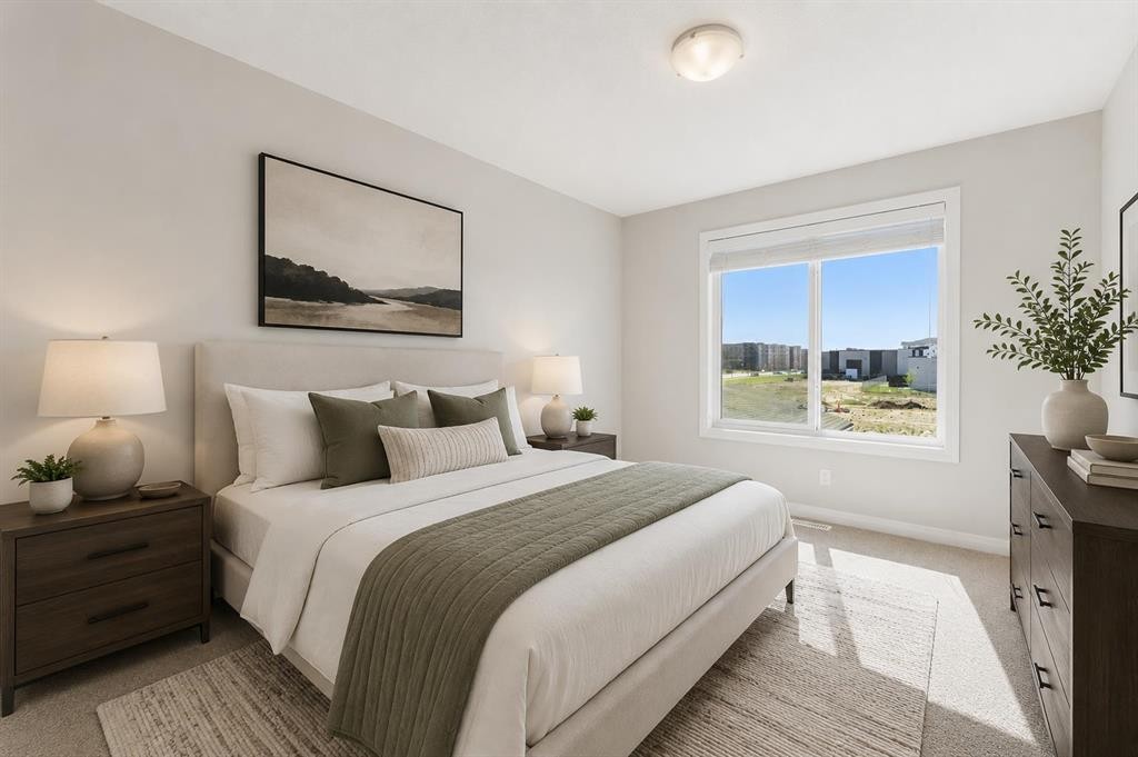 96 Red Embers Crescent Ne, Calgary, AB - Indoor Photo Showing Bedroom