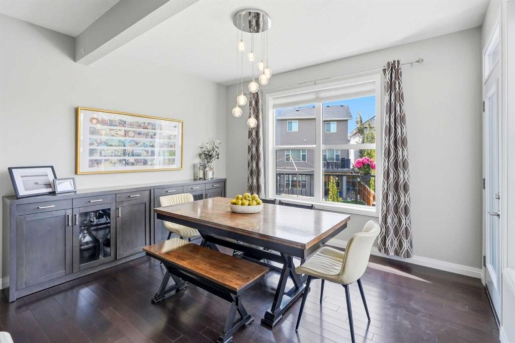 236 Auburn Springs Close Se, Calgary, AB - Indoor Photo Showing Dining Room