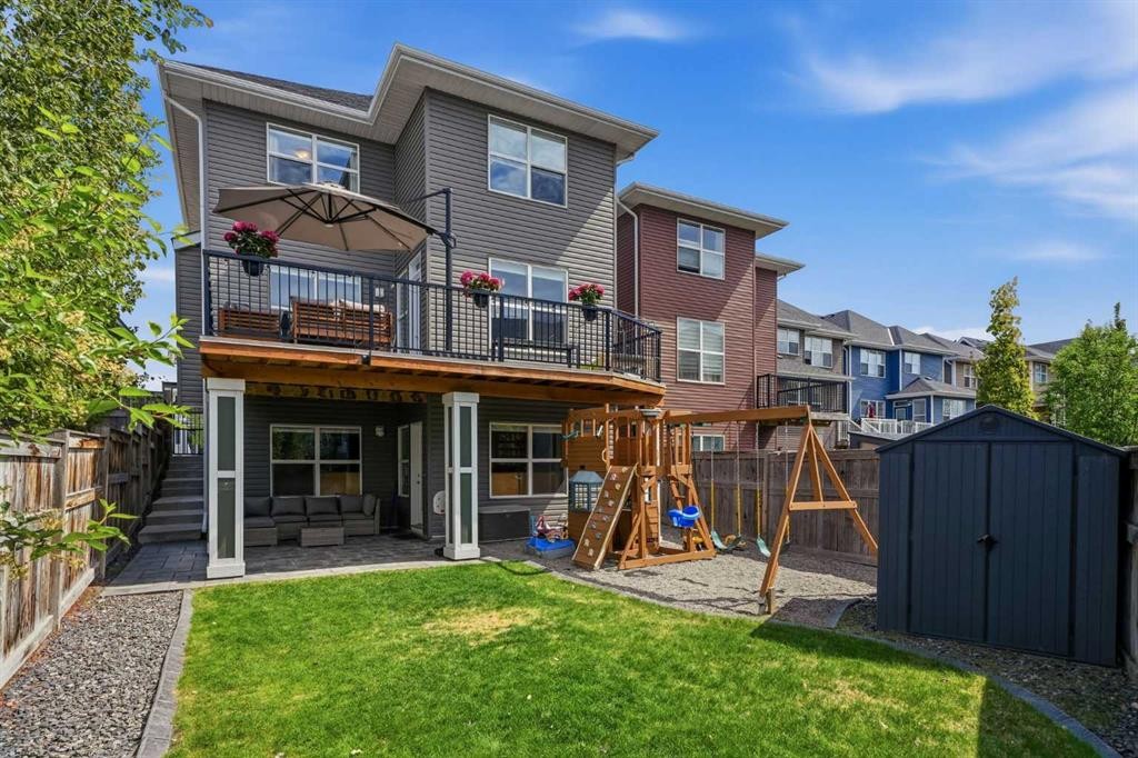 236 Auburn Springs Close Se, Calgary, AB - Outdoor With Deck Patio Veranda