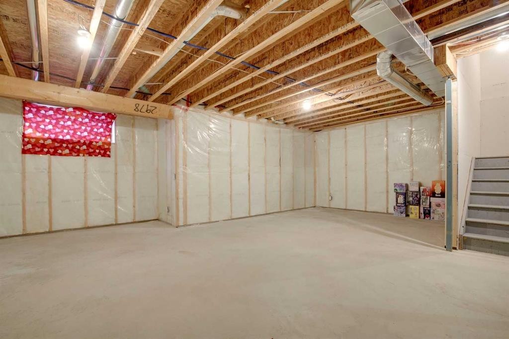 47 Silverado Skies Manor Sw, Calgary, AB - Indoor Photo Showing Basement