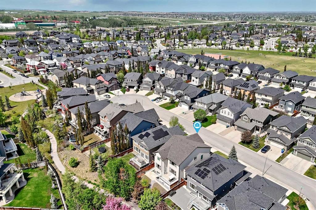 75 Silverado Bank Gardens Sw, Calgary, AB - Outdoor With View
