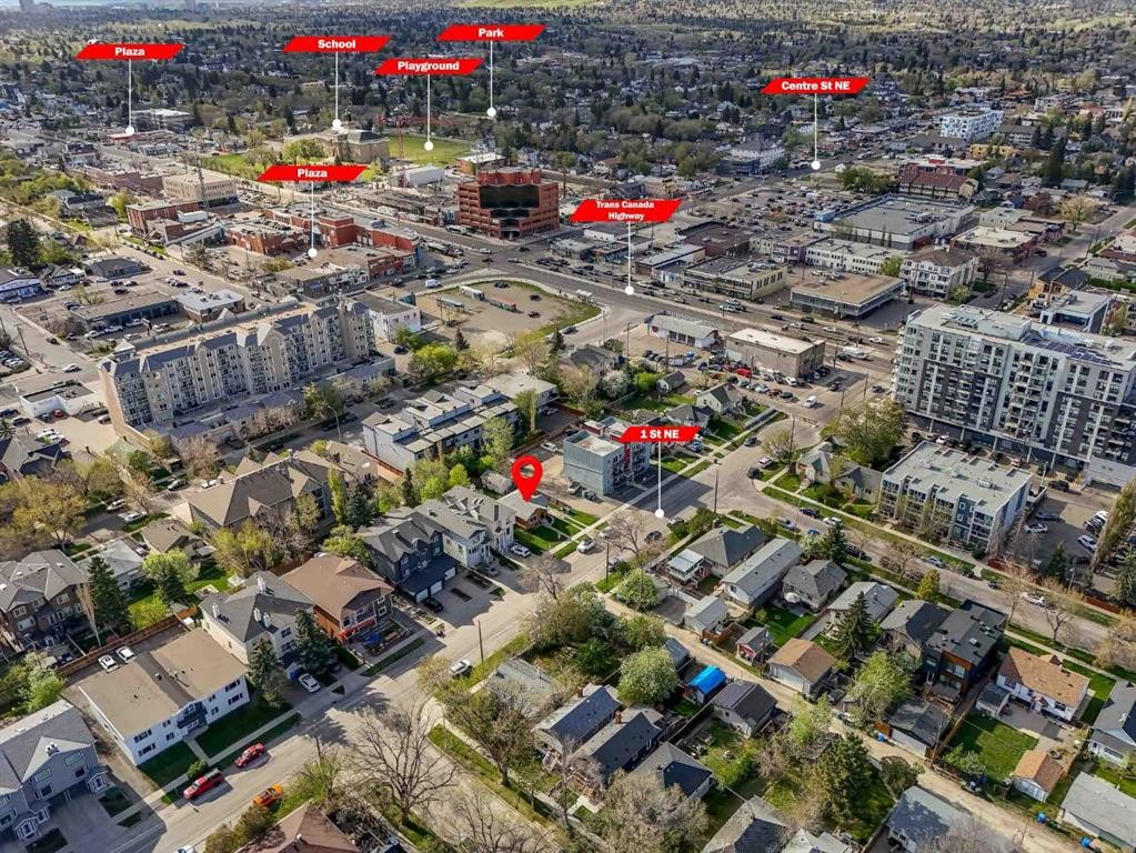 1507 1 Street Ne, Calgary, AB - Outdoor With View