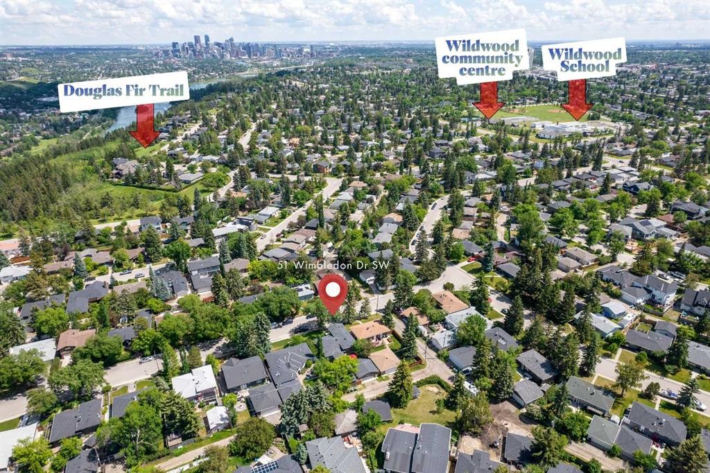 51 Wimbledon Drive Sw, Calgary, AB - Outdoor With Deck Patio Veranda