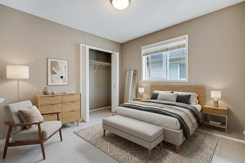 34 Kincora Drive Nw, Calgary, AB - Indoor Photo Showing Bedroom