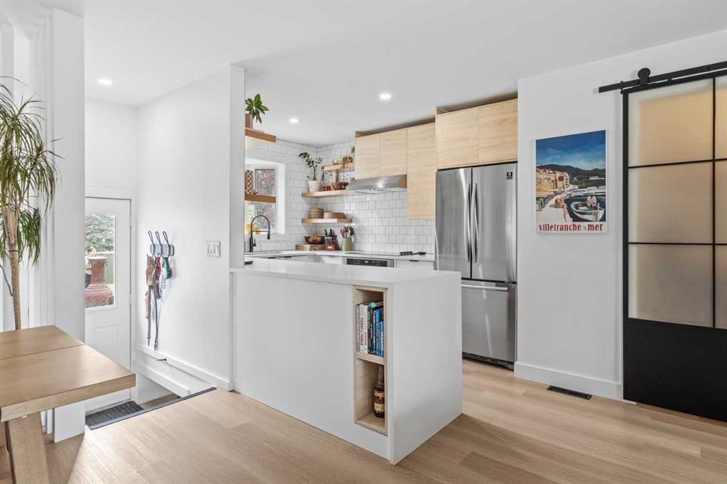 240 Lynnview Way Se, Calgary, AB - Indoor Photo Showing Kitchen With Upgraded Kitchen