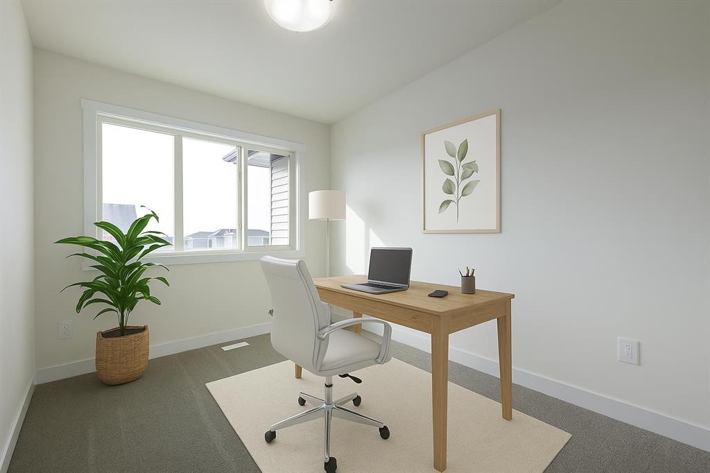 17 Tillotson Loop, Okotoks, AB - Indoor Photo Showing Office