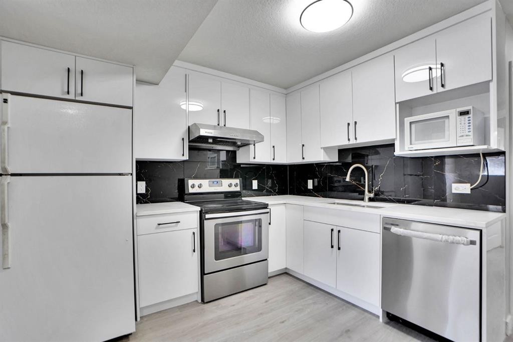 71 Saddlemont Road Ne, Calgary, AB - Indoor Photo Showing Kitchen With Stainless Steel Kitchen
