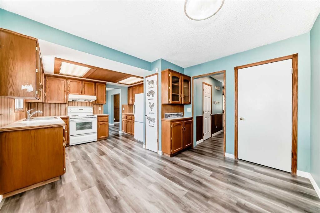 4308 55 Street Ne, Calgary, AB - Indoor Photo Showing Kitchen