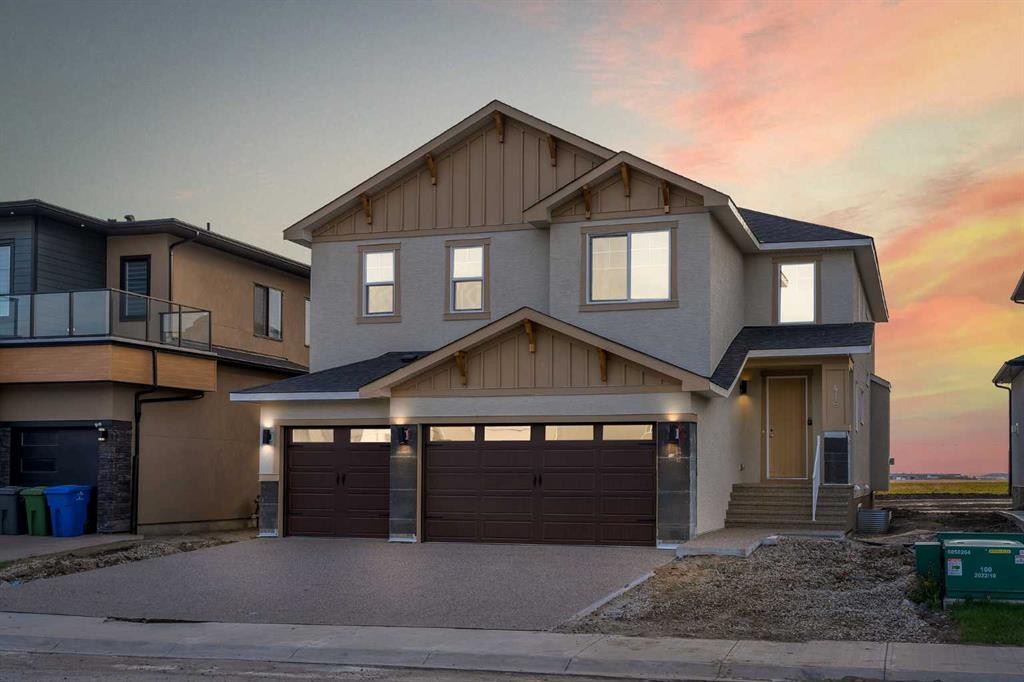 416 Watercrest Place, Chestermere, AB - Outdoor With Facade