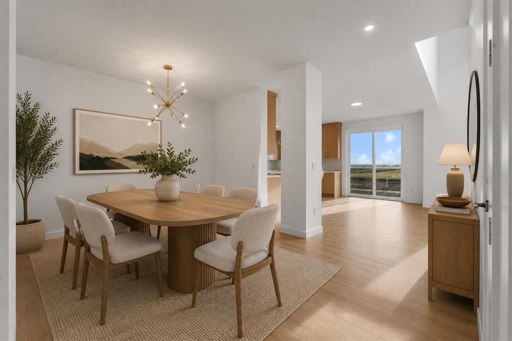 416 Watercrest Place, Chestermere, AB - Indoor Photo Showing Dining Room