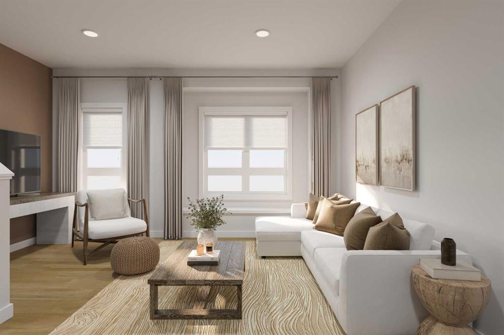 603-437 Alpine Avenue Sw, Calgary, AB - Indoor Photo Showing Living Room
