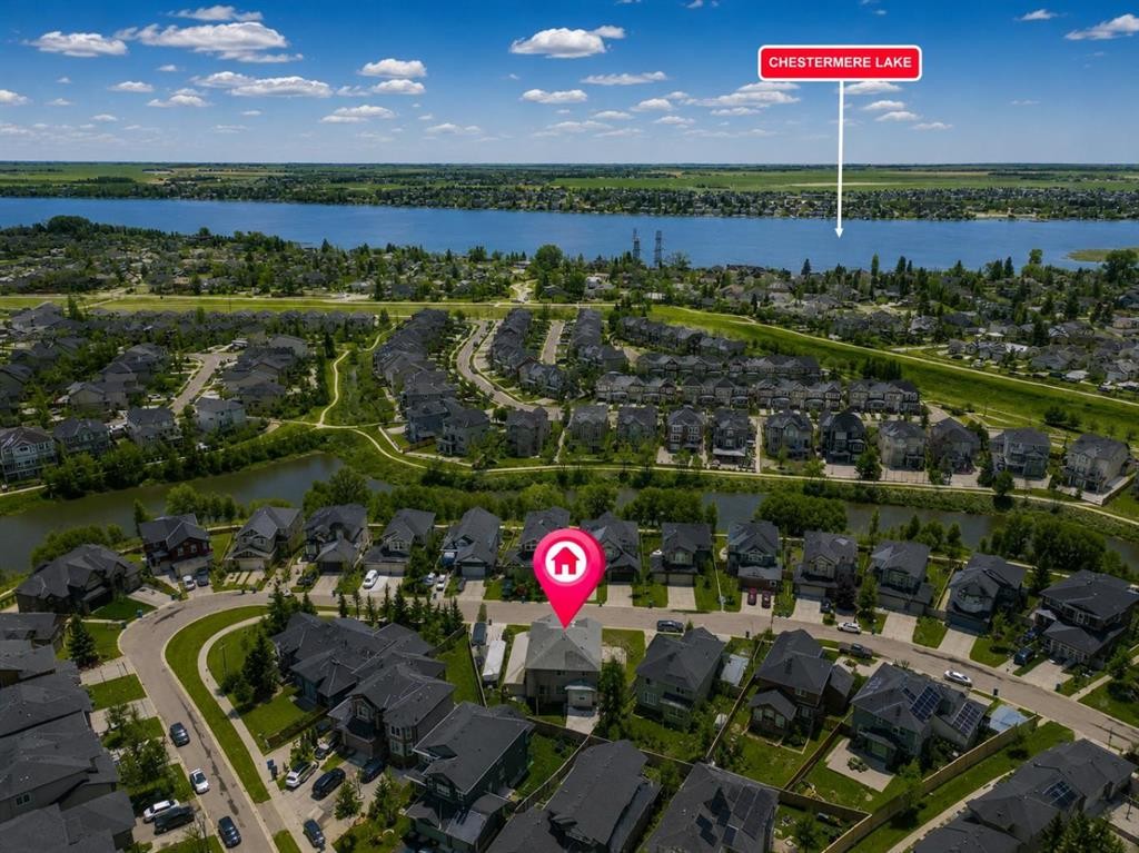 184 Magenta Crescent, Chestermere, AB - Outdoor With Body Of Water With View