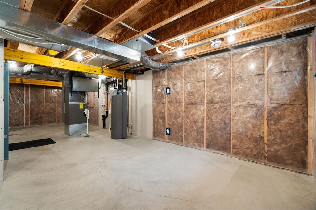 54 Legacy Common Se, Calgary, AB - Indoor Photo Showing Basement