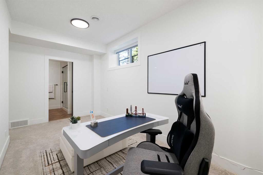 13 Shawnee Heath Sw, Calgary, AB - Indoor Photo Showing Office