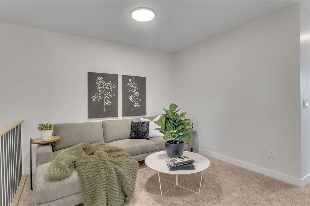 445 Lewiston Landing Ne, Calgary, AB - Indoor Photo Showing Living Room