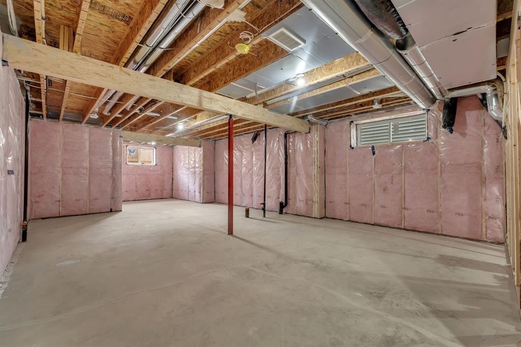 445 Lewiston Landing Ne, Calgary, AB - Indoor Photo Showing Basement