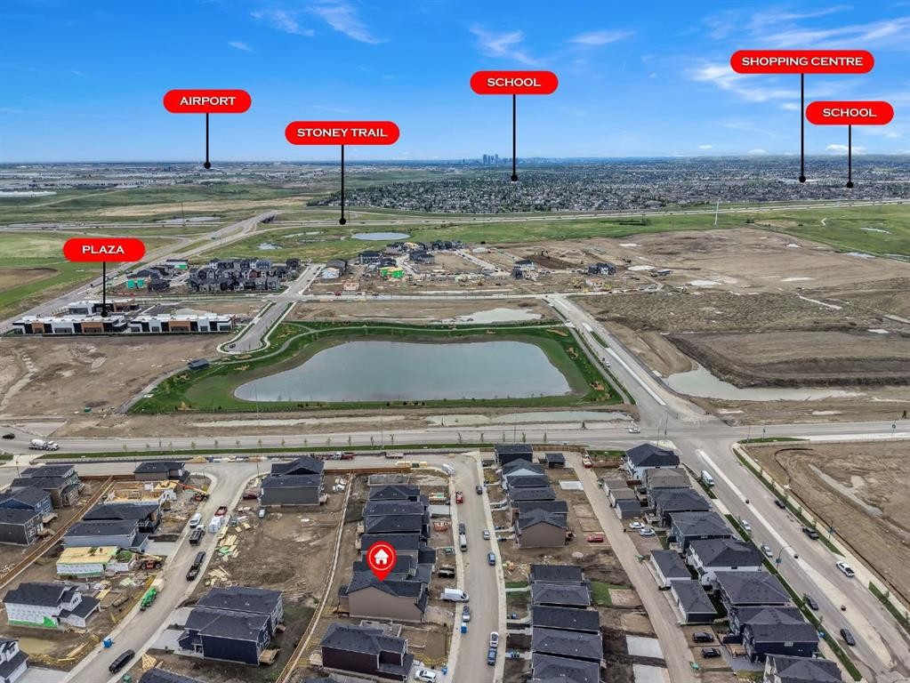 445 Lewiston Landing Ne, Calgary, AB - Outdoor With View