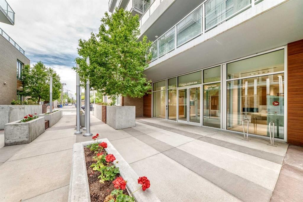 2105-1234 5 Avenue Nw, Calgary, AB - Outdoor With Exterior