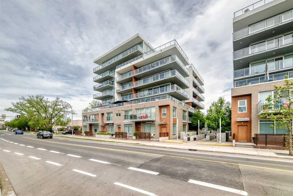 2105-1234 5 Avenue Nw, Calgary, AB - Outdoor With Facade