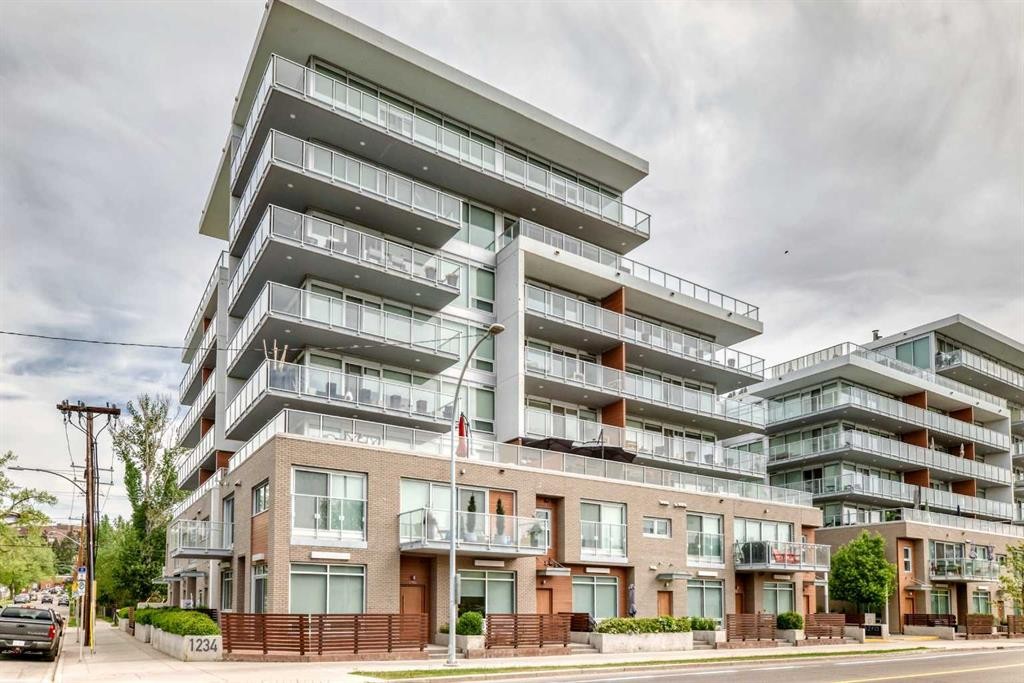 2105-1234 5 Avenue Nw, Calgary, AB - Outdoor With Facade