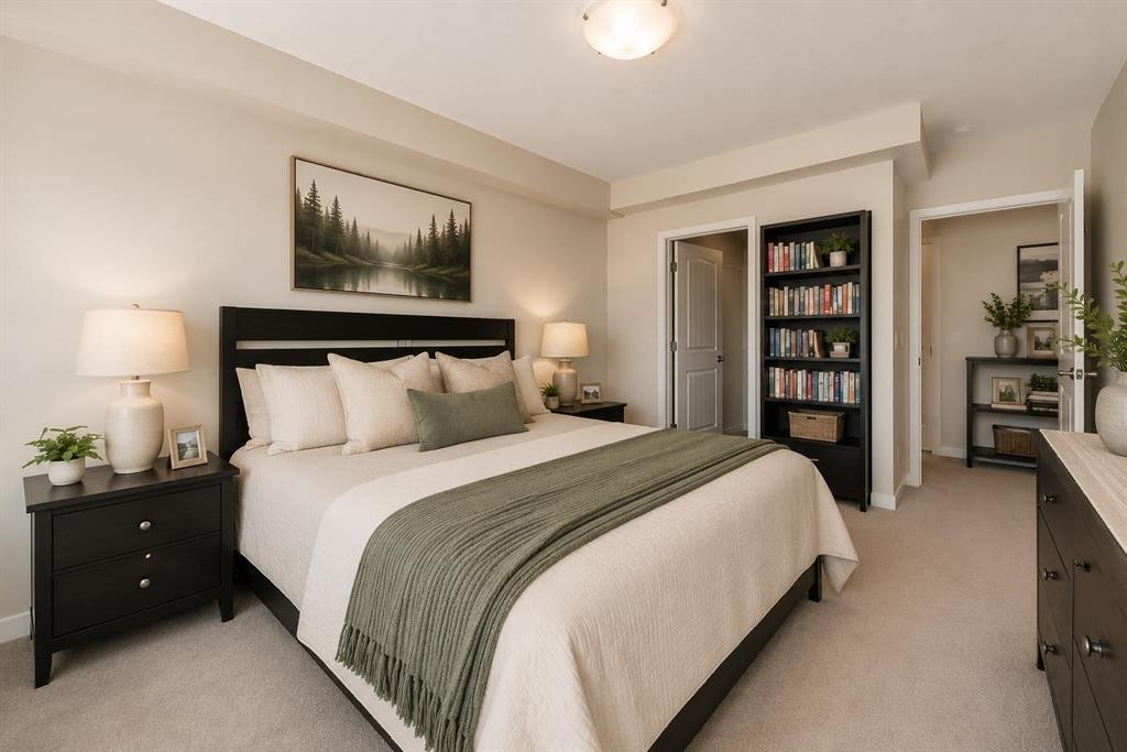 210-1005A Westmount Drive, Strathmore, AB - Indoor Photo Showing Bedroom